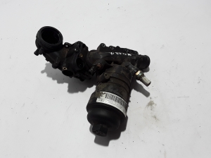  Oil filter housing 