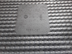  Plaque de protection sous la carrosserie arrière 