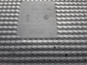  Plaque de protection sous la carrosserie arrière 