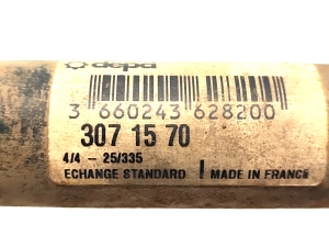  Arbre de transmission avant et ses composants 